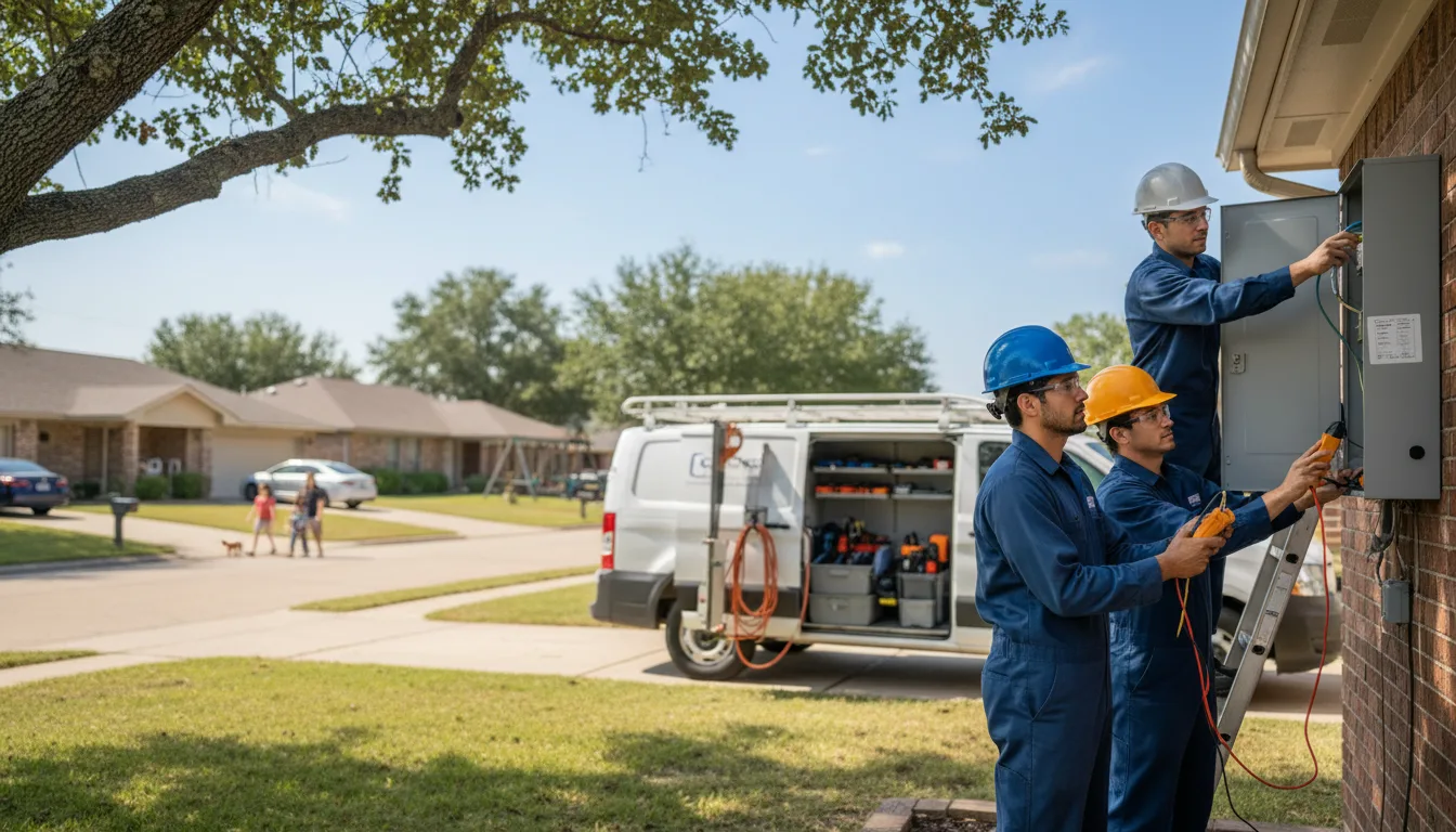 Certified electrician providing emergency electrical services in Lincoln, AR